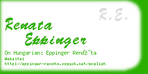 renata eppinger business card